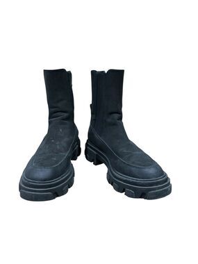 Only Black Chunky Ankle Boots Size 39